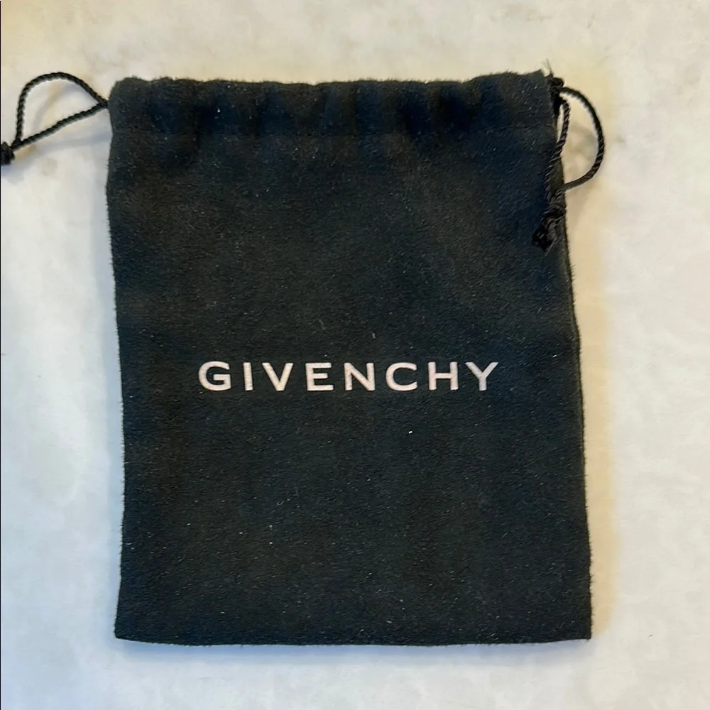Givenchy Rose Gold Crystal Bangle Bracelet Set Flawed Gem Set of Two - Picture 4 of 6